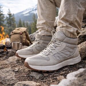 Eddie Bauer Balsana Women’s Tan Winter Boots Size 8 Hiking Outdoor